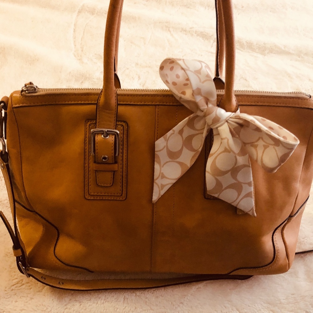 Coach Leather Handbag - Picture 2 of 8